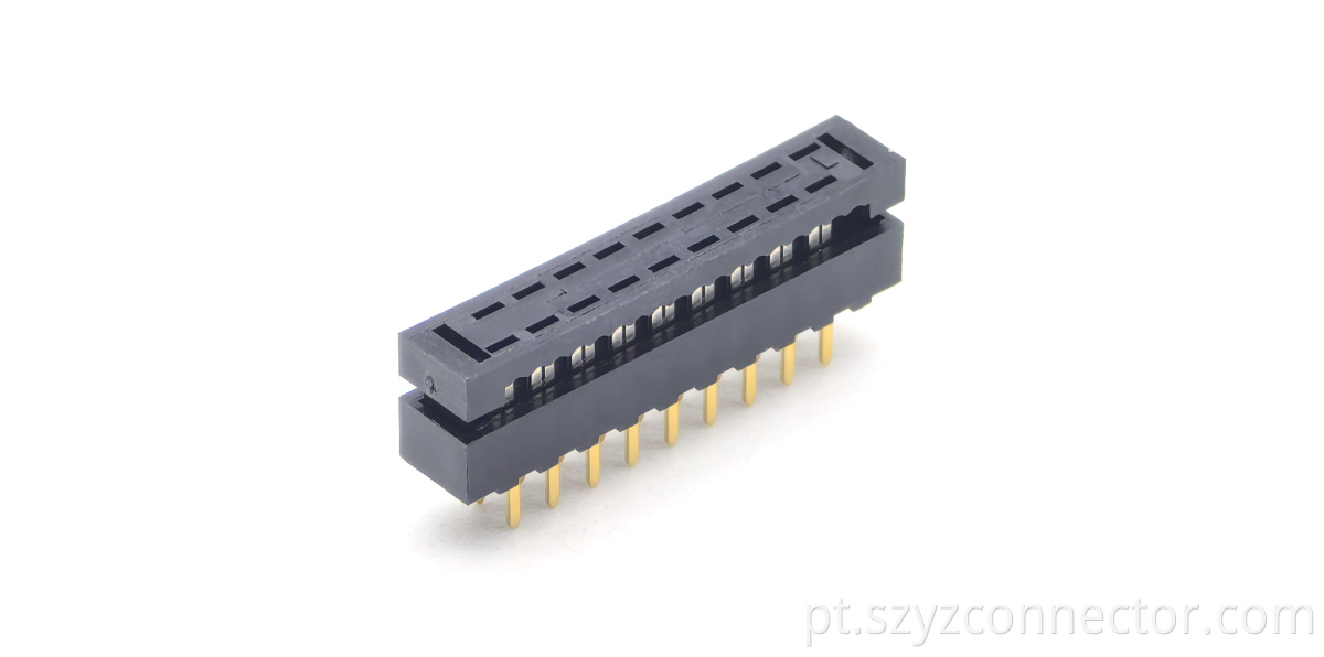 Conector idc de 2,0 mm preto 2.0mm idc connector black
